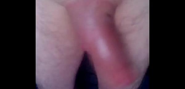  pulling out my fat cock from pumping tube